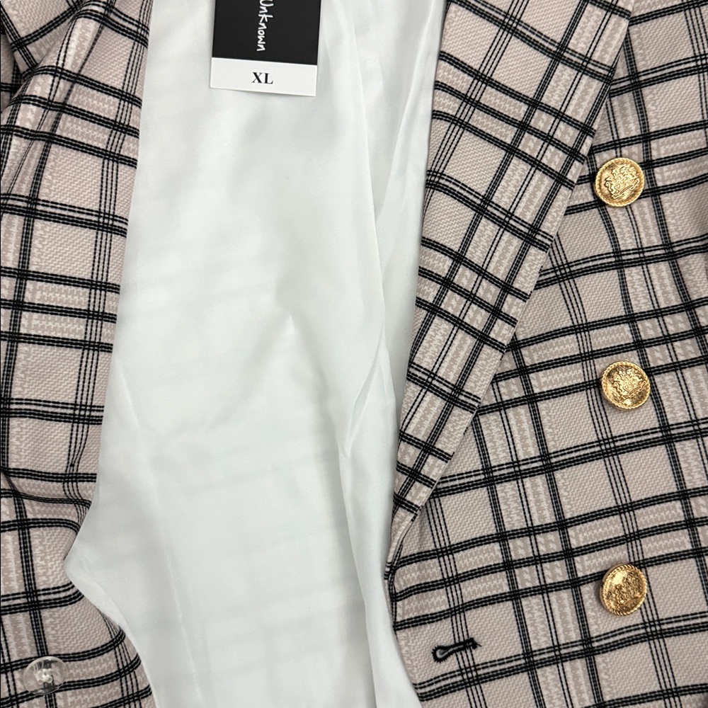 Attitude Unknown Women’s Blazer, Size XL NEW (White) - Picture 9 of 10